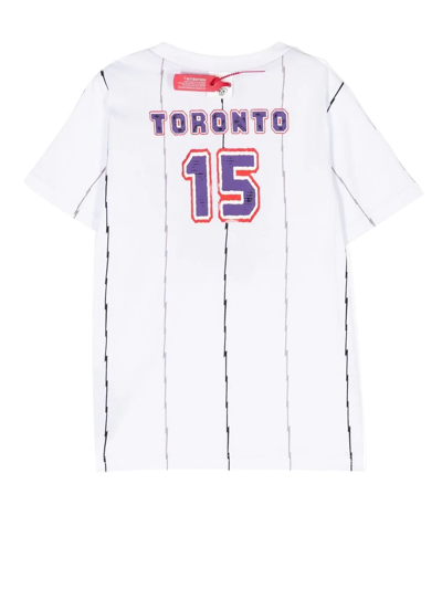 Mostly Heard Rarely Seen 8-bit Toronto Lightning Print T-shirt In Weiss
