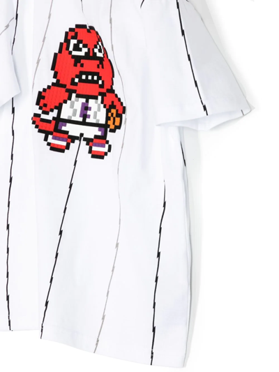 Mostly Heard Rarely Seen 8-bit Toronto Lightning Print T-shirt In Weiss
