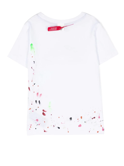 Shop Mostly Heard Rarely Seen 8-bit Graphic-print Short-sleeve T-shirt In Weiss