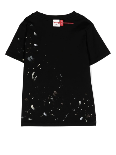 Mostly Heard Rarely Seen 8-bit Mini Checker Louis T-shirt In Schwarz