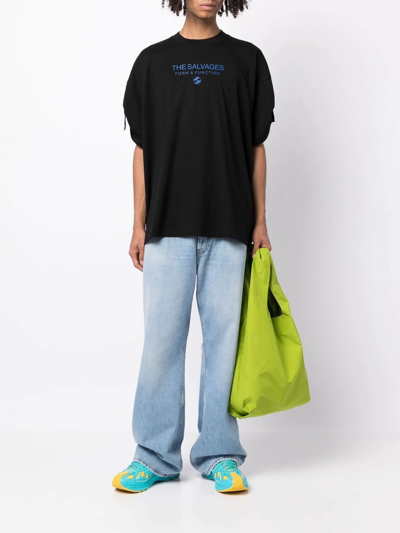 The Salvages Cotton Short-sleeve T-shirt In Black