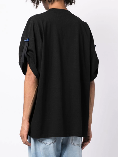 The Salvages Cotton Short-sleeve T-shirt In Black