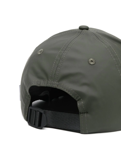 Shop Rains Waterproof Curve-peak Cap In Grün