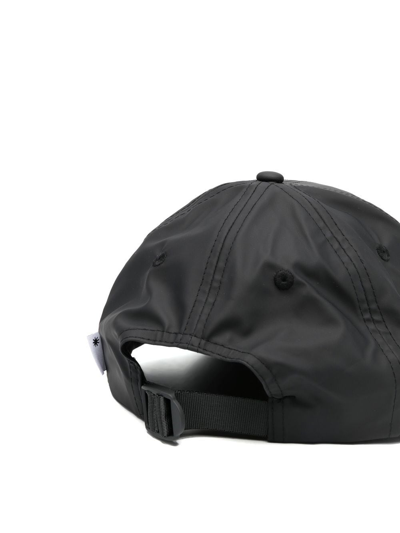 Rains Waterproof Curve-peak Cap In Schwarz