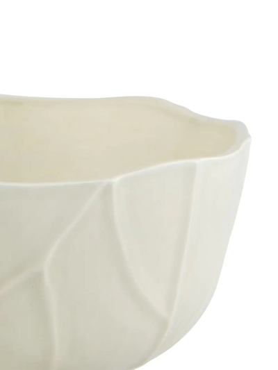 Shop Bordallo Pinheiro 'cloudy Butterflies' Salad Bowl In Neutrals