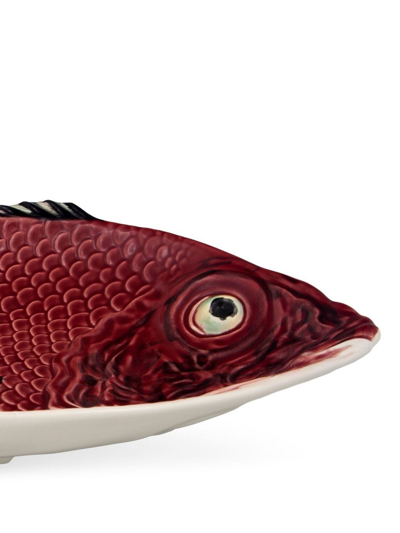 Bordallo Pinheiro Peixes Servierplatte Mit Fischform In Red