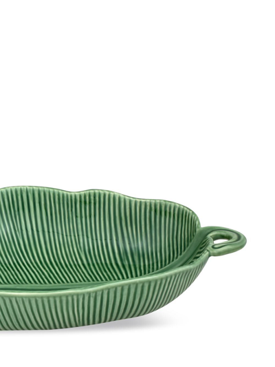 Shop Bordallo Pinheiro 'folhas' Salad Bowl In Green