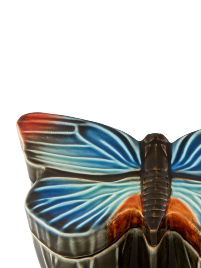Bordallo Pinheiro Cloudy Butterflies Large Box In Brown