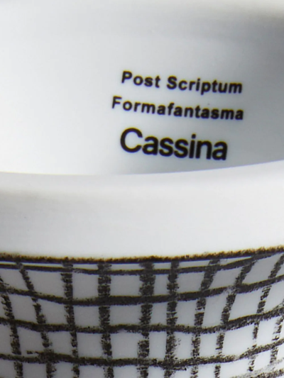 Cassina Post Scriptum Porcelain Vase In Black