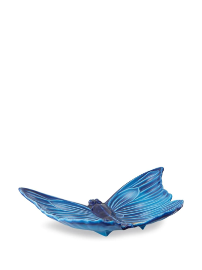 Shop Bordallo Pinheiro 'cloudy Butterflies' Dish In Blue