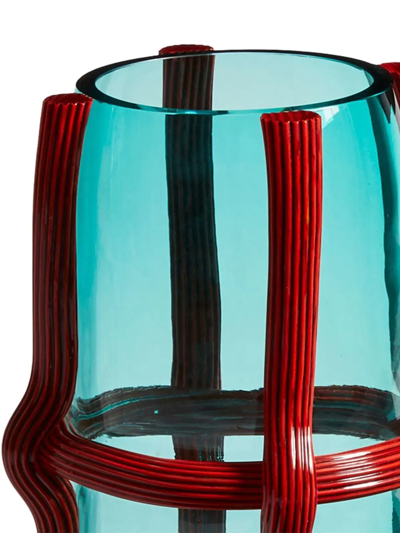 Cassina Sestiere Murano Glass Vase In Multicolour