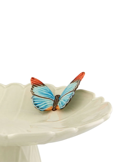 Shop Bordallo Pinheiro 'cloudy Butterflies' Cake-stand In White