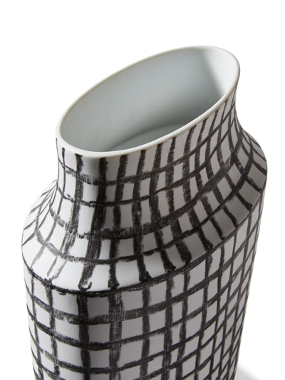 Shop Cassina Post Scriptum Porcelain Vase In Black