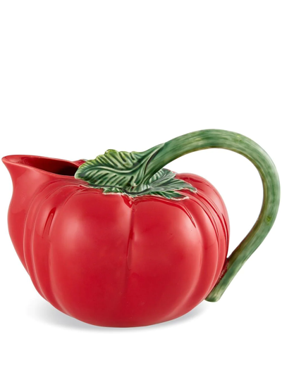 Shop Bordallo Pinheiro Tomate Pitcher (28cm) In Red