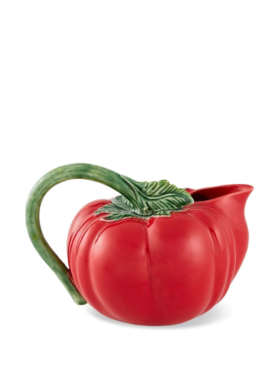 Shop Bordallo Pinheiro Tomate Pitcher (28cm) In Red