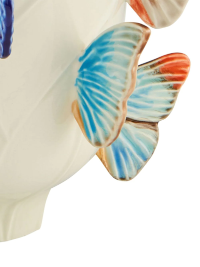 Bordallo Pinheiro Cloudy Butterflies Vase In Neutrals