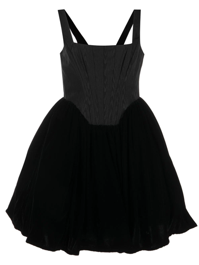 Shop Staud Landscape Mini Dress In Blk - Black