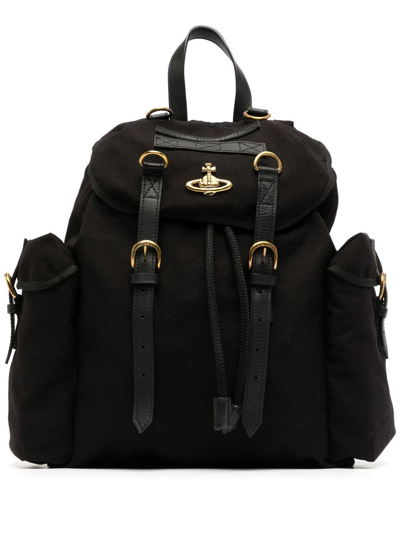 Shop Vivienne Westwood Buckle-fastening Backpack In Schwarz