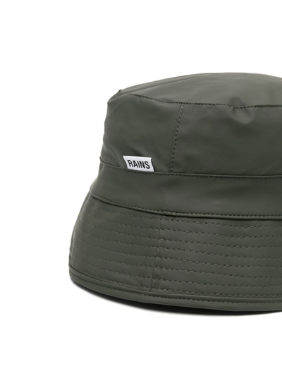 Rains Waterproof Bucket Hat In Grün