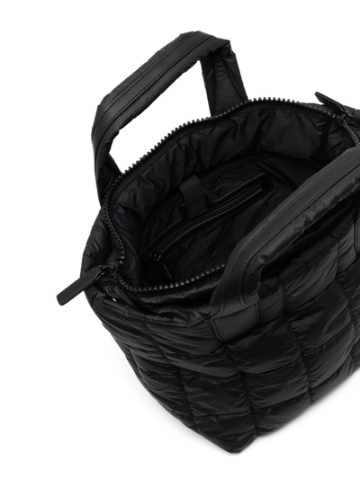 Veecollective Quilted Tote Bag In Schwarz