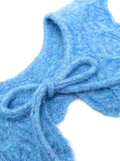 Shop Paloma Wool Chunky-knit Collar In Blau