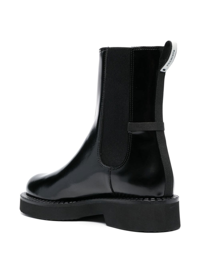 Shop Premiata Ankle-length Leather Boots In Schwarz