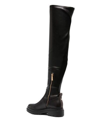 Michael Michael Kors Zip-up Knee-length Boots In Schwarz