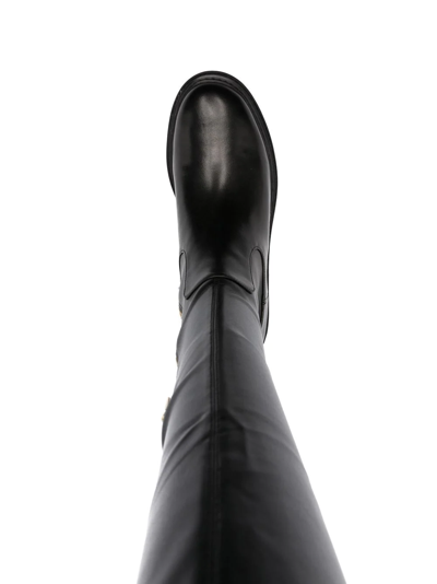Michael Michael Kors Zip-up Knee-length Boots In Schwarz