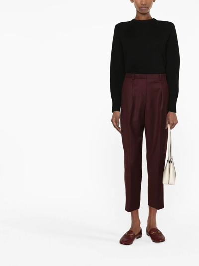 Vince Cashmere-blend Long-sleeved Jumper In Schwarz