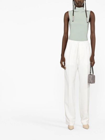 Tom Ford Straight-leg Track Pants In Weiss
