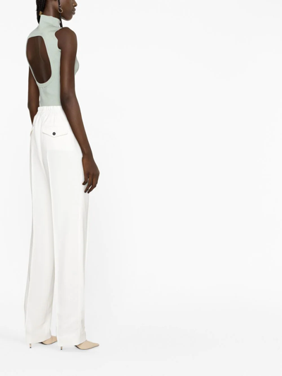 Shop Tom Ford Straight-leg Track Pants In Weiss