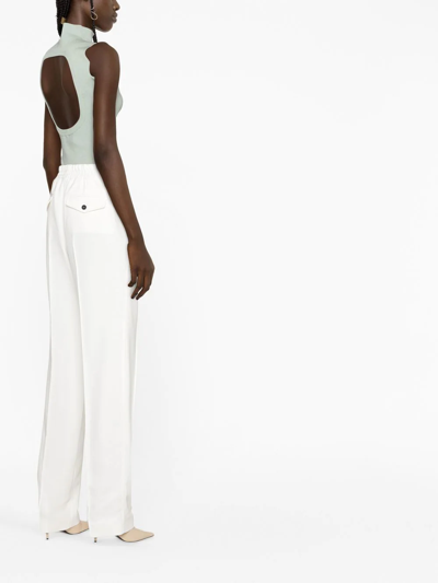 Tom Ford Straight-leg Track Pants In Weiss