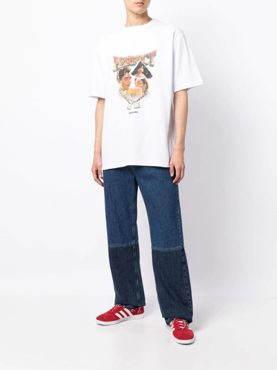 Shop Ahluwalia Nobody's Perfect Print T-shirt In Weiss