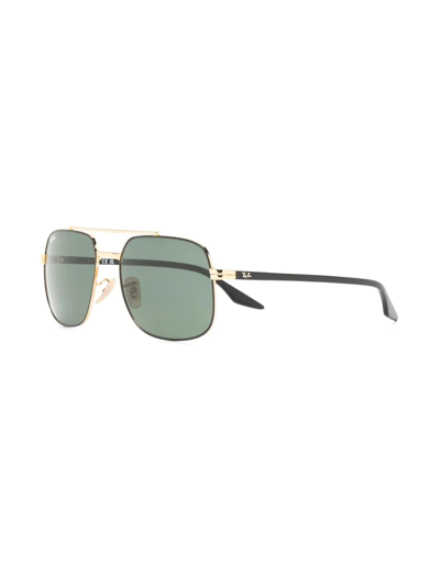 Ray Ban Aviator-frame Sunglasses In Schwarz