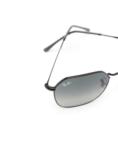 Ray Ban Hexagon-frame Sunglasses In Schwarz