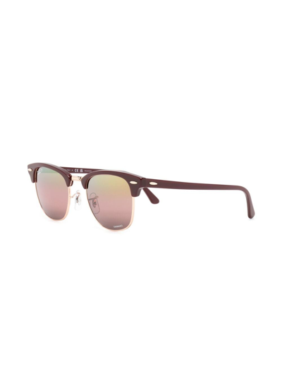 Ray Ban Square-frame Sunglasses In Rot