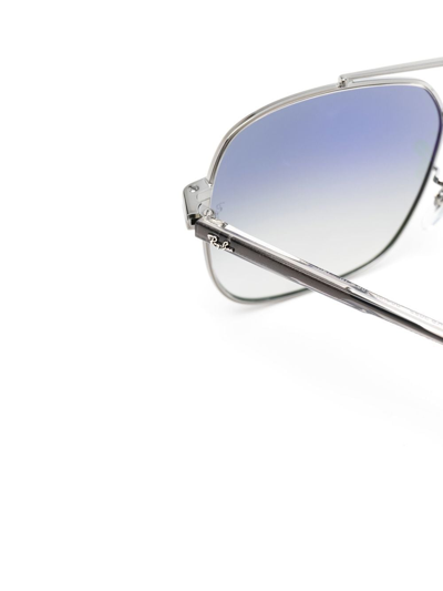 Ray Ban Oversized Sunglasses In Silber