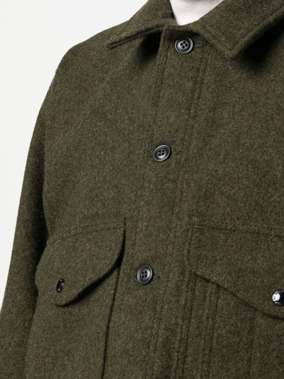 Filson Button-front Shirt Jacket In Grün