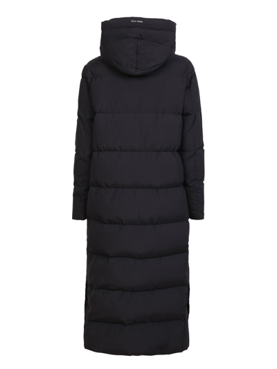 Shop Herno Laminar Feather Down Padded Coat In Black