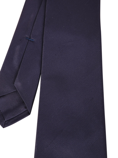 Shop Kiton Blue Lined Tie