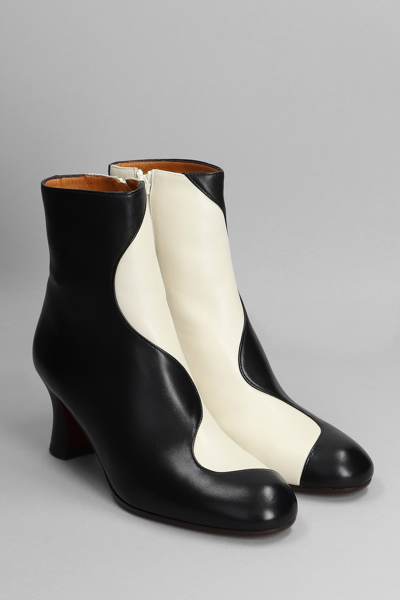 Shop Chie Mihara Akemi High Heels Ankle Boots In Black Leather