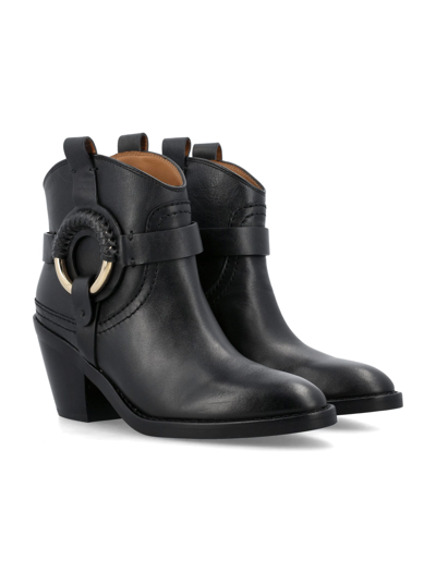 Shop See By Chloé Hana Ankle Boot In Black