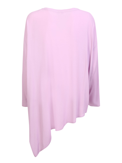 Her Shirt Lilac Asymmetrical Blouse In Purple