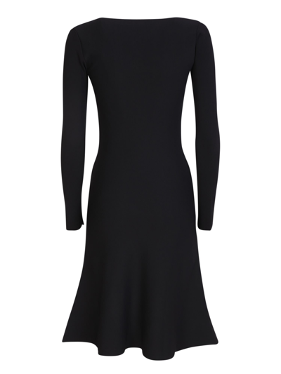Shop Stella Mccartney Dress With Black Sweetheart Neckline