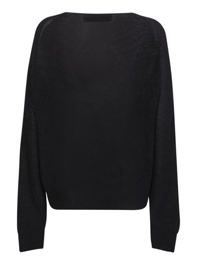 Iro Ball V-neck Sweater Black In Black
