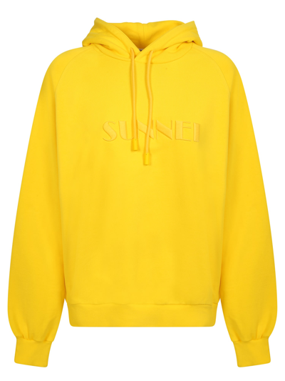 Shop Sunnei Yellow Cotton Hood