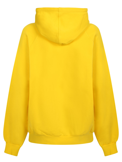 Sunnei Cotton Sweatshirt Unisex In Yellow