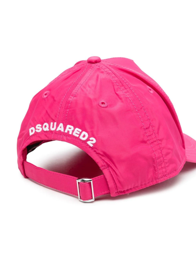 Shop Dsquared2 Logo-print Baseball Cap In Pink