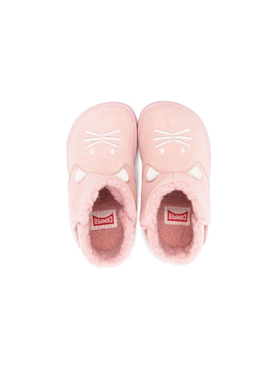 Shop Camper Twins Nubuck Boots In Pink