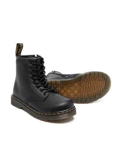 Shop Dr. Martens' Chunky Lace-up Leather Boots In Black